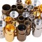 Box 64Pcs 32 Sets 4 Color Clasps Leather Cord for Jewelry Making Supplies (Mixed Color)